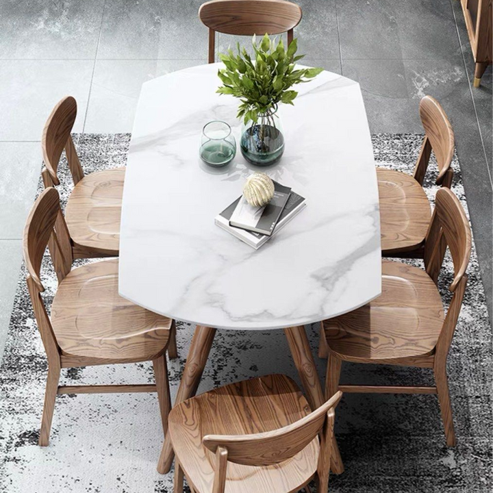 SHEPHERD Modern Round Extendable Dining Table - Radical Homes Singapore