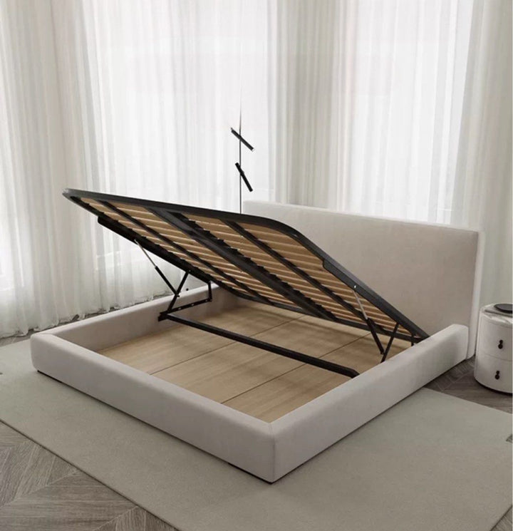 SCALDA Modern Fabric Bedframe - Radical Homes Singapore