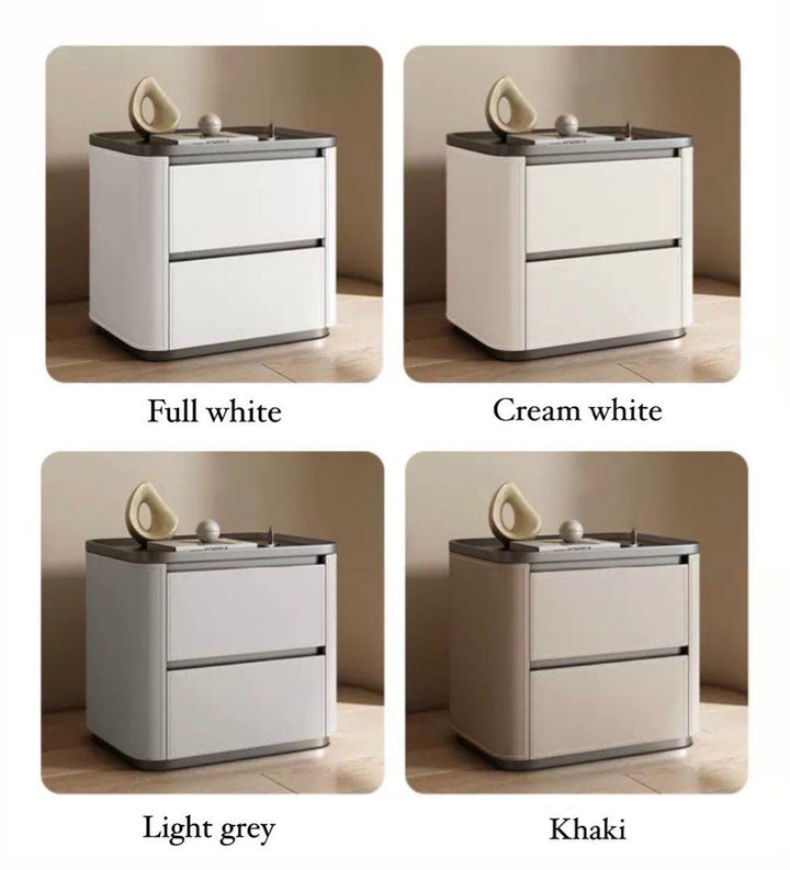 LECTER Modern Leather Side Table - Radical Homes Singapore