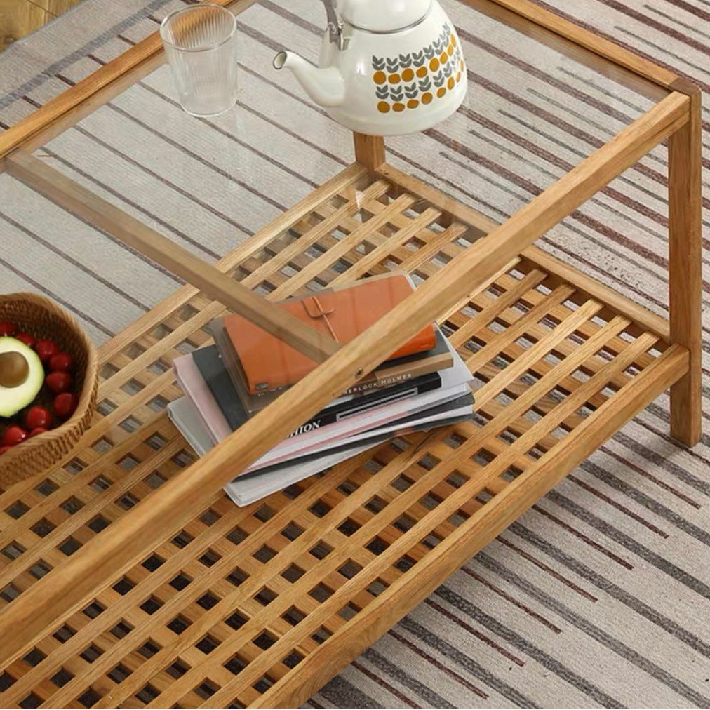 FLYNN Japandi Coffee Table - Radical Homes Singapore