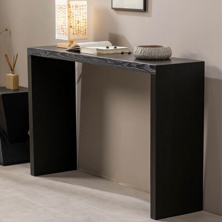 JANINA Modern Solid Wood Console Table - Radical Homes Singapore