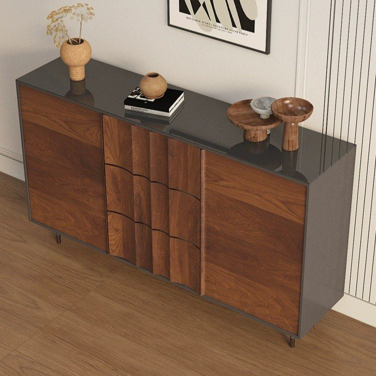 DIVOND Modern Walnut Sideboard - Radical Homes Singapore