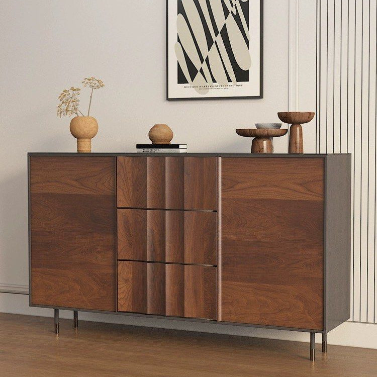 DIVOND Modern Walnut Sideboard - Radical Homes Singapore
