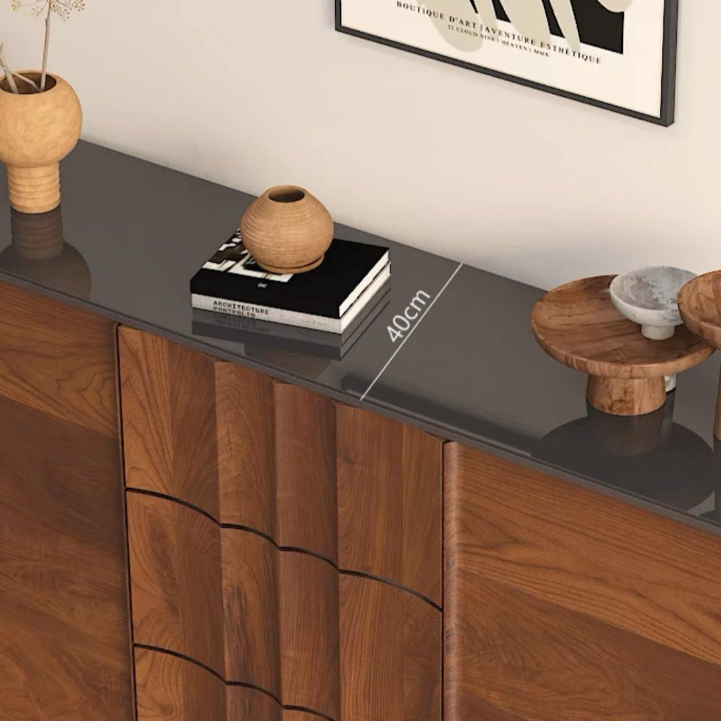 DIVOND Modern Walnut Sideboard - Radical Homes Singapore