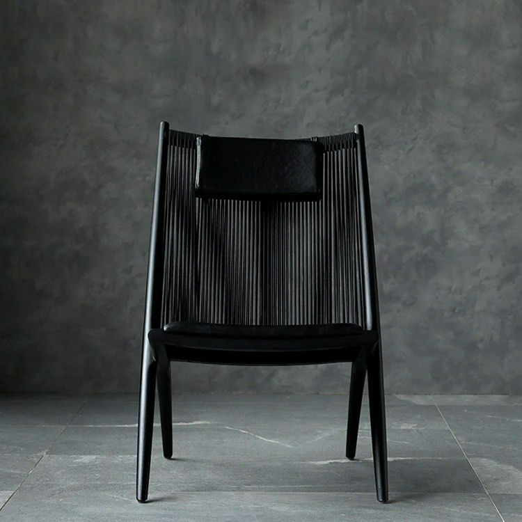 AVENRIC Solid Wood Lounge Chair - Cassa Haus Singapore