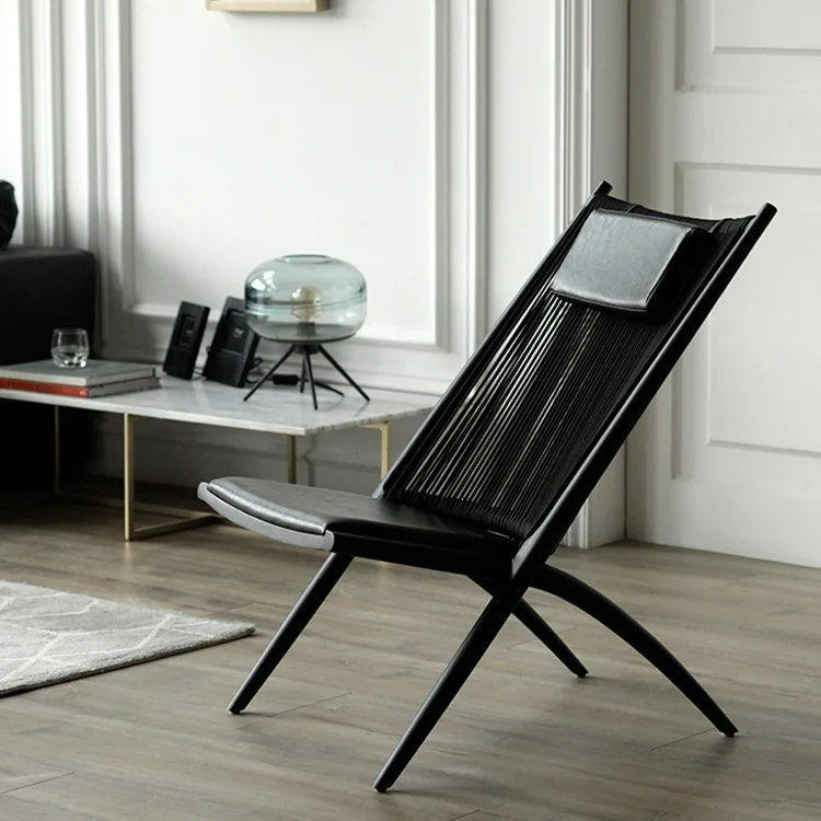 AVENRIC Solid Wood Lounge Chair - Cassa Haus Singapore