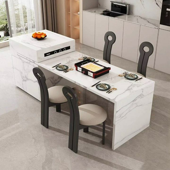 JARGAL Modern Island Dining Table - Radical Homes Singapore