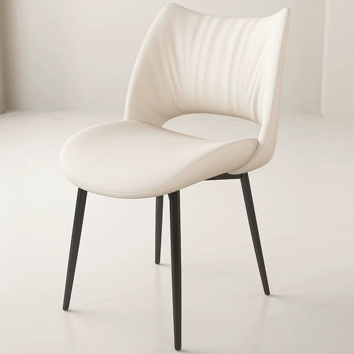 QUINZEL Modern Leather Dining Chair - Radical Homes Singapore