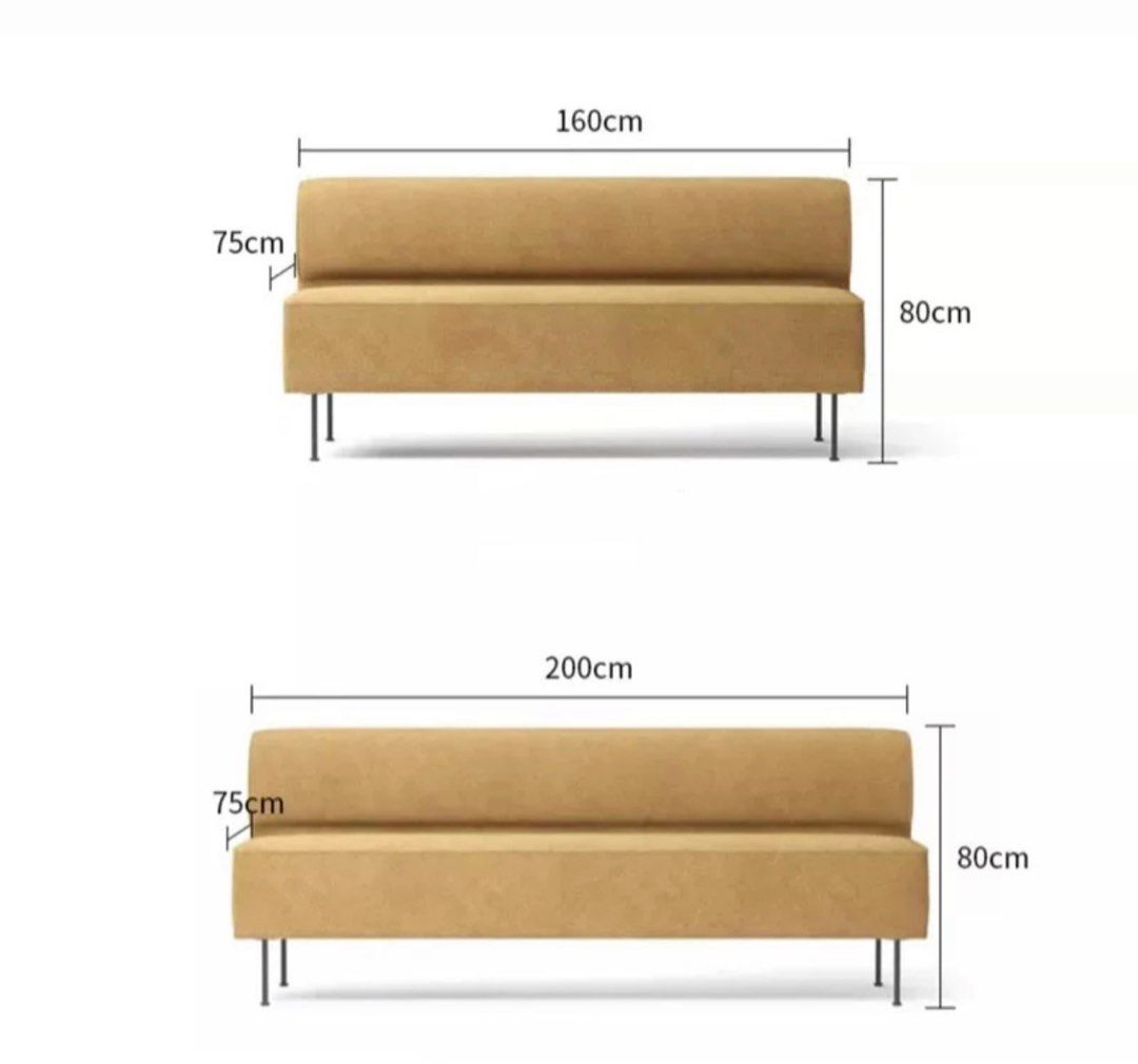 ZELVIA Modern Fabric Bench - Cassa Haus Singapore