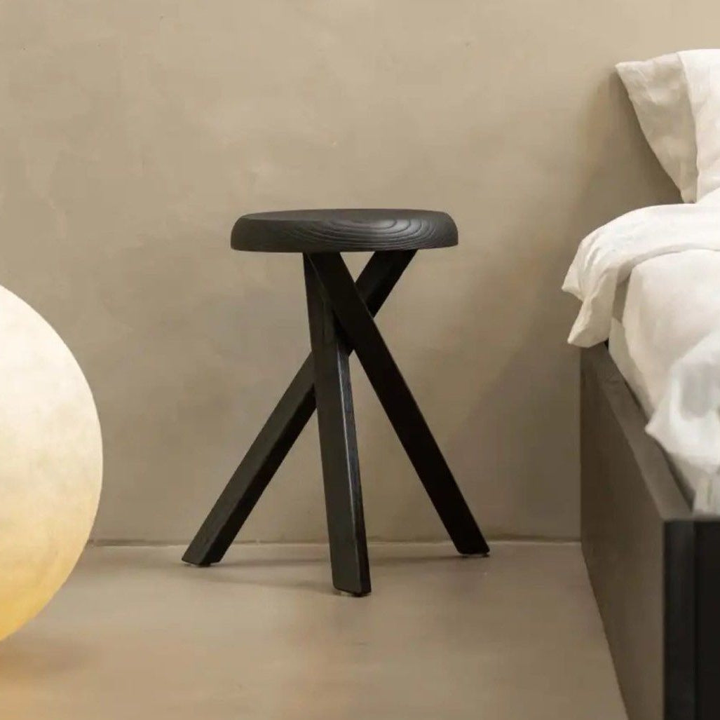 DIMAGGIO Rustic Solid Wood Side Table - Radical Homes Singapore