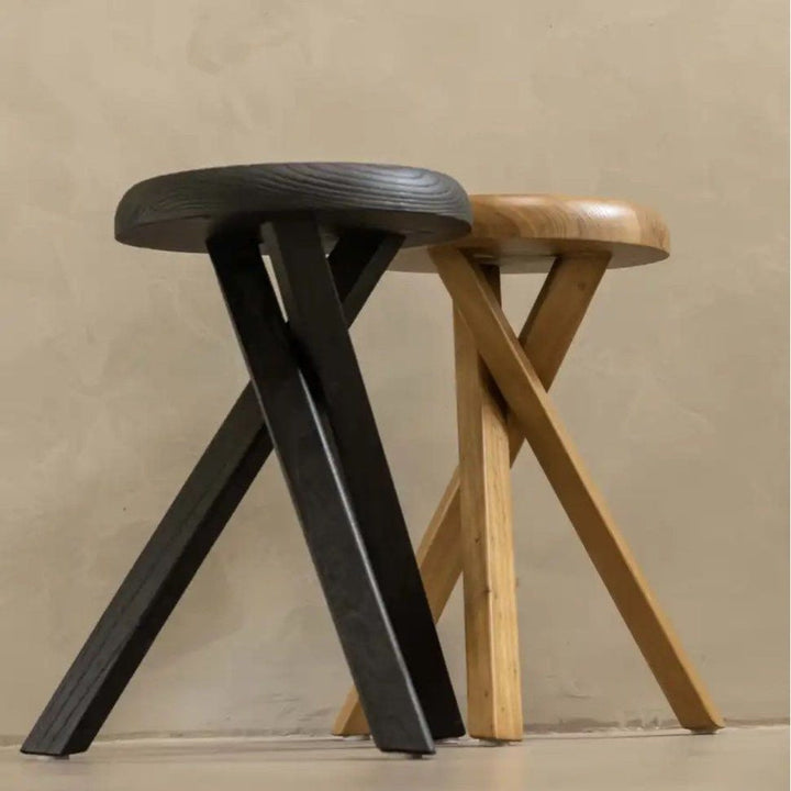 DIMAGGIO Rustic Solid Wood Side Table - Radical Homes Singapore