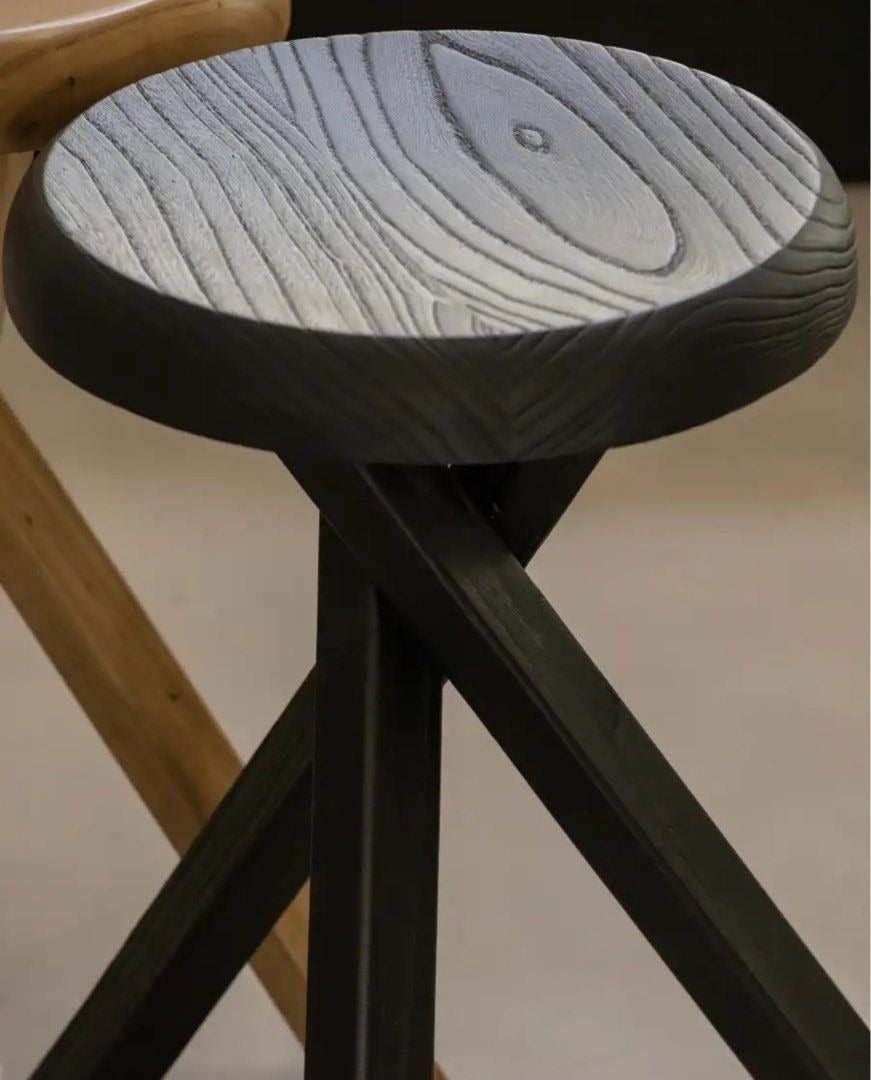 DIMAGGIO Rustic Solid Wood Side Table - Radical Homes Singapore
