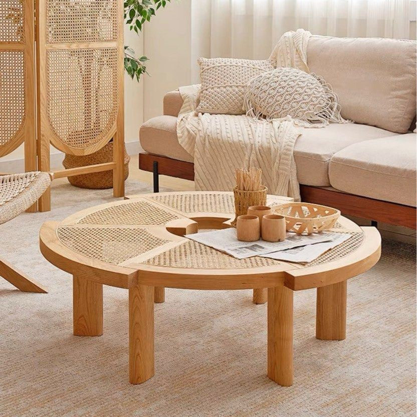 HAL Ratten Coffee Table - Radical Homes Singapore