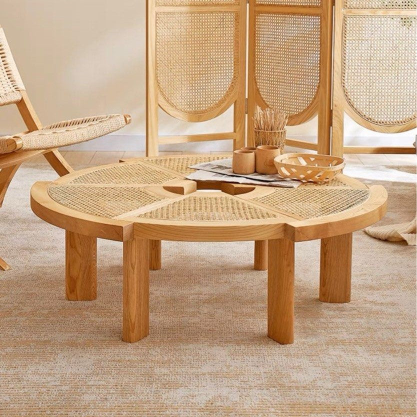 HAL Ratten Coffee Table - Radical Homes Singapore