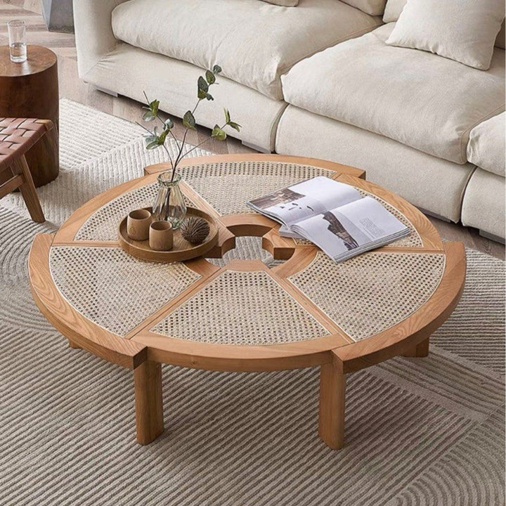 HAL Ratten Coffee Table - Radical Homes Singapore