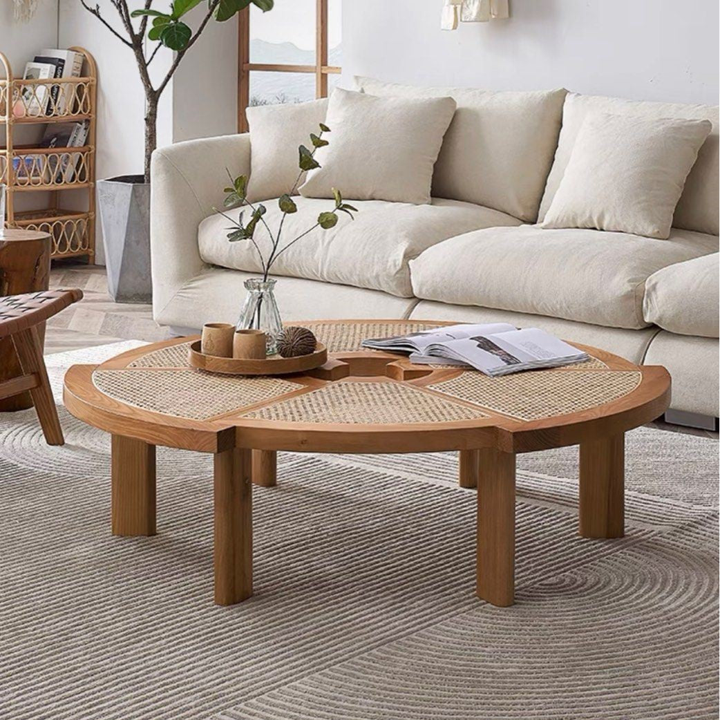HAL Ratten Coffee Table - Radical Homes Singapore