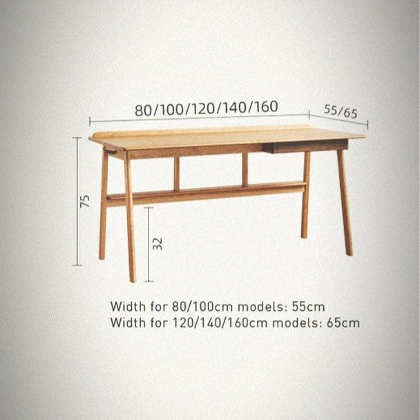 DUNSTAN Solid Wood Desk