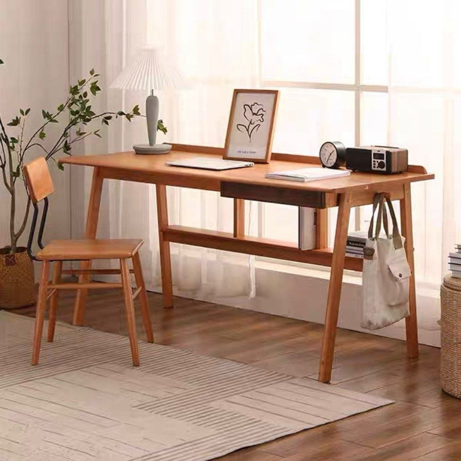 BERTON Solid Wood Desk - Radical Homes Singapore