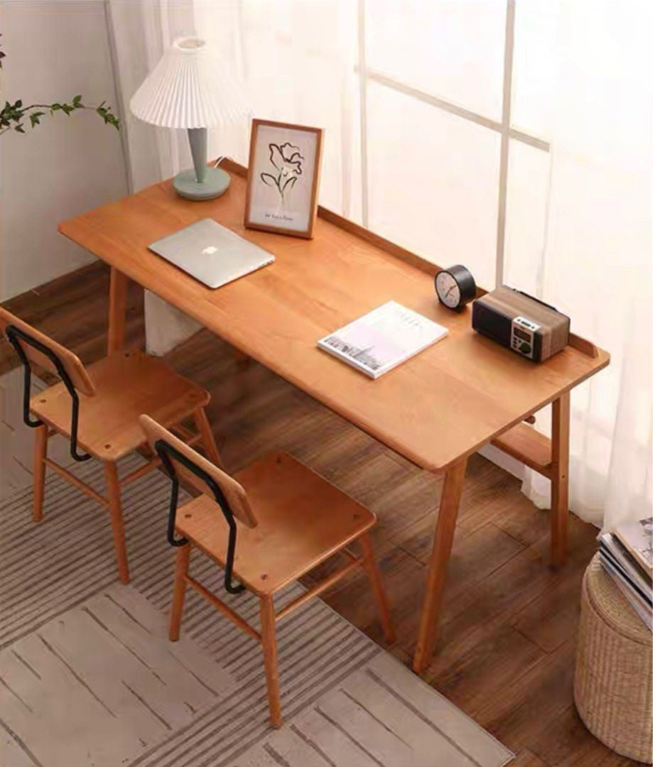 BERTON Solid Wood Desk - Radical Homes Singapore