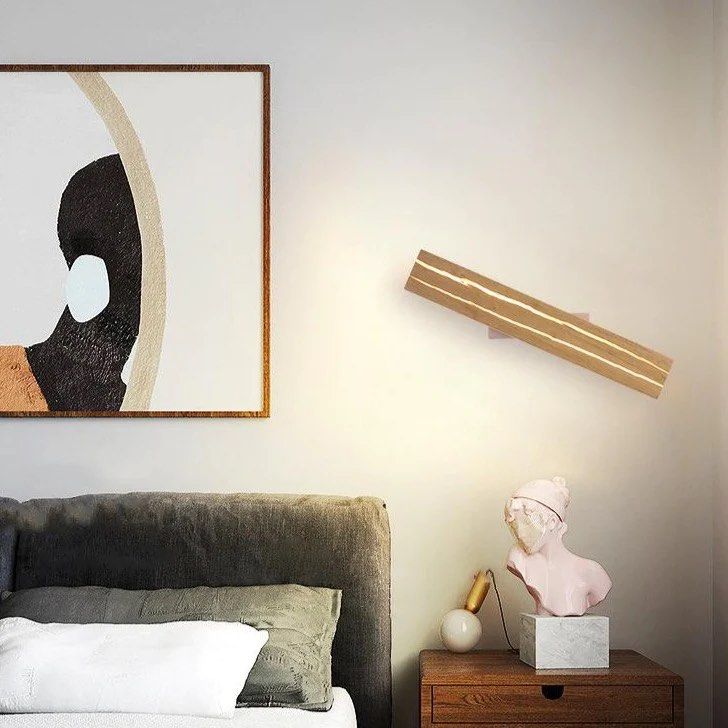 SEO Rotatable Wooden Wall Lamp - Radical Homes Singapore