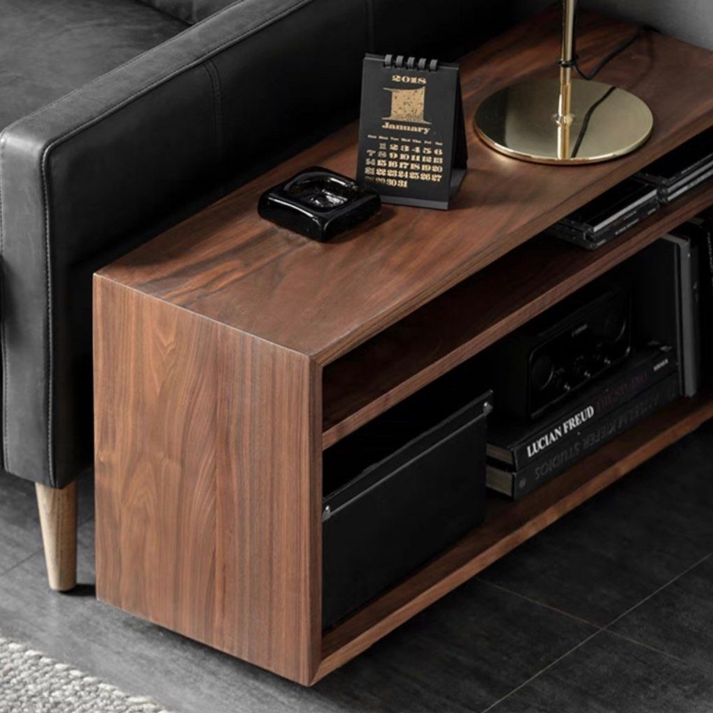 TINA Modern Oak Wood Side Table - Radical Homes Singapore