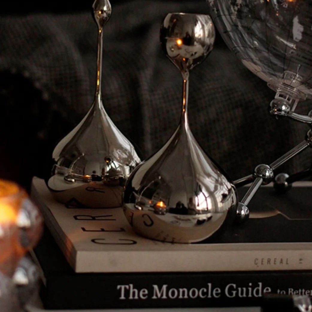SERGIO 3 Piece Iron Candlestick Set - Radical Homes Singapore