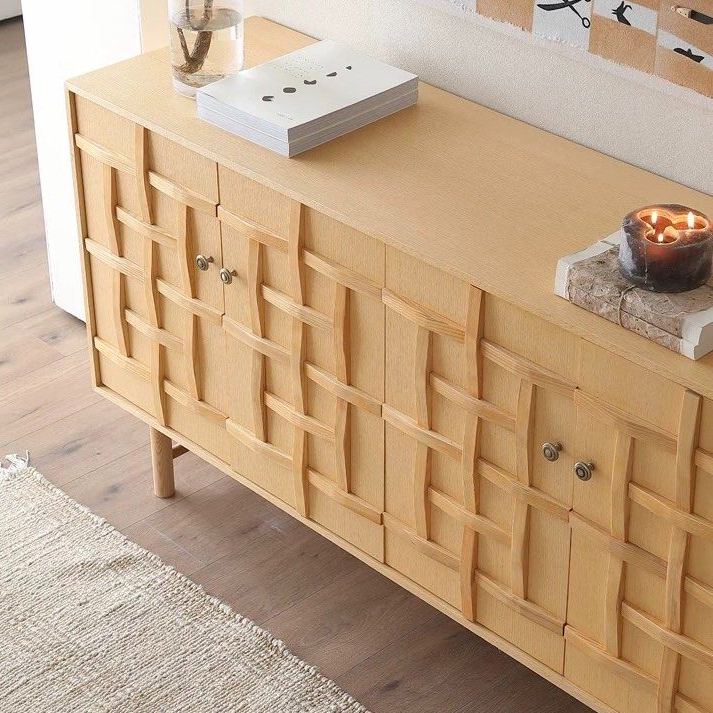 SERGION Modern Solid Wood Sideboard - Radical Homes Singapore
