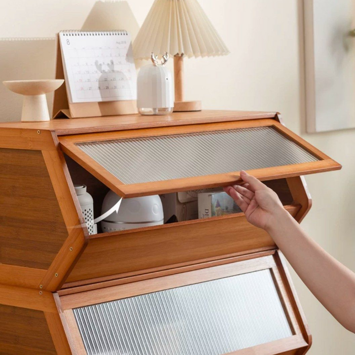 BASVE Modern Modular Storage Cabinet - Radical Homes Singapore