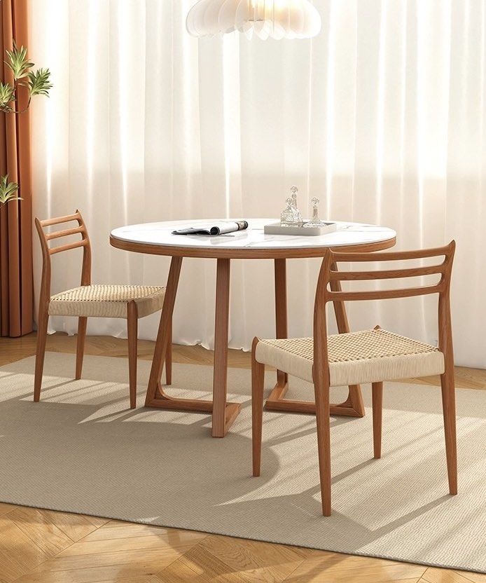 ELDRIC Modern Solid Wood Dining Table - Radical Homes Singapore