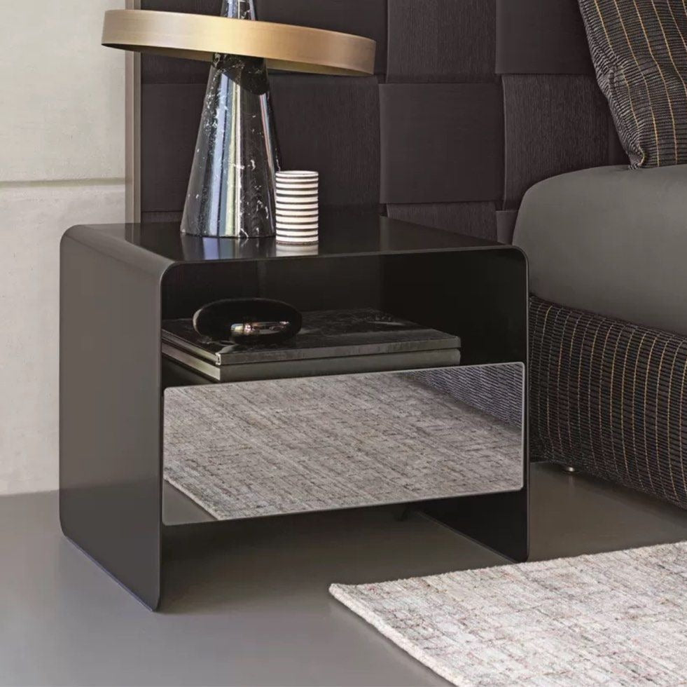 REGINA Modern Metal Bedside Table - Radical Homes Singapore