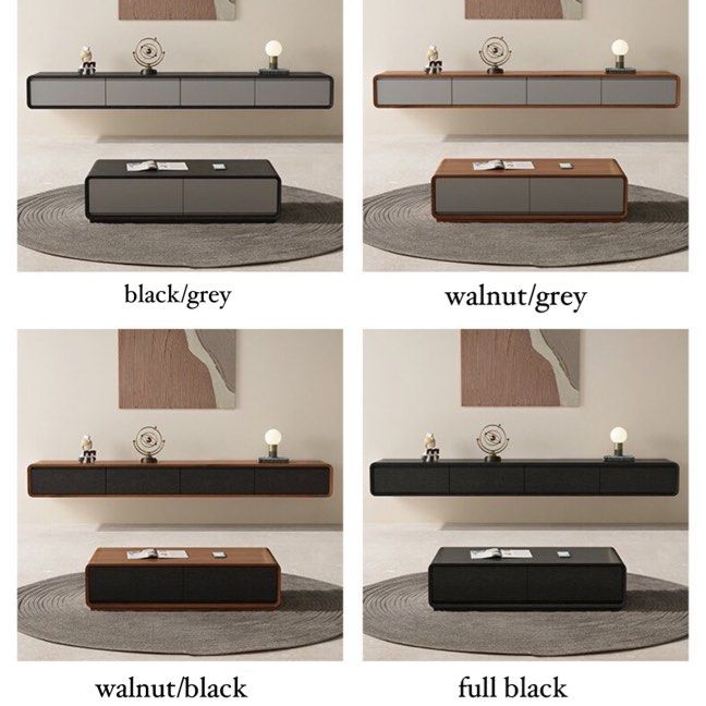 HESTAVEN Modern Floating TV Console - Cassa Haus Singapore