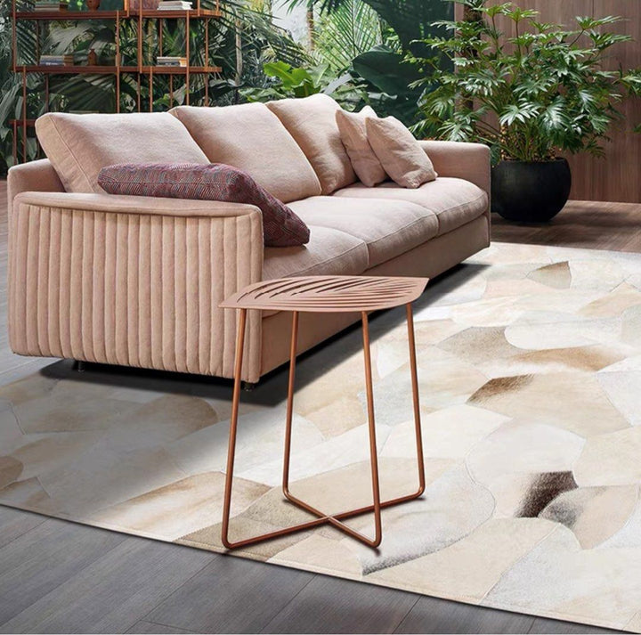 HURIN Modern Cowhide Rug - Radical Homes Singapore