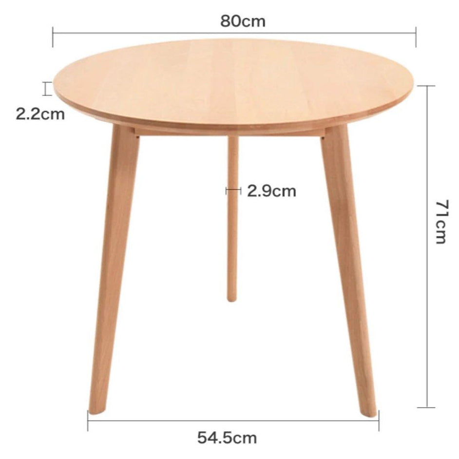 SIENTO Round Dining Table - Radical Homes Singapore