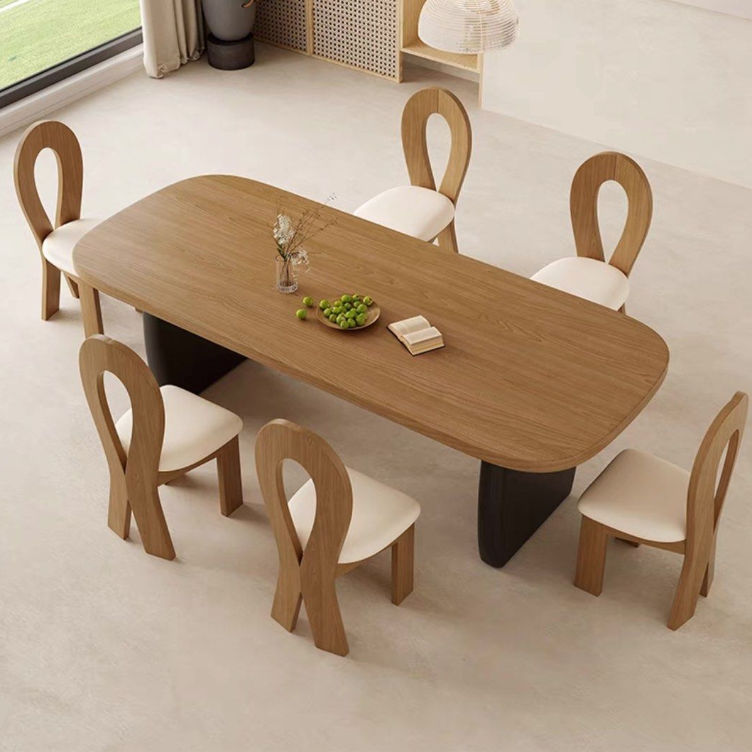 MIROKO Japandi Solid Wood Dining Table - Radical Homes Singapore