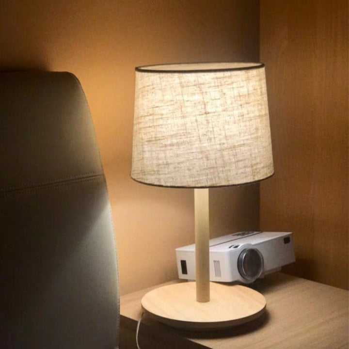 SINA Oak Table Lamp - Radical Homes Singapore