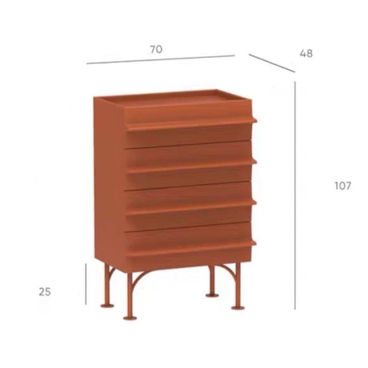 LEONTIUS Rustic Chest Of Drawers - Radical Homes Singapore
