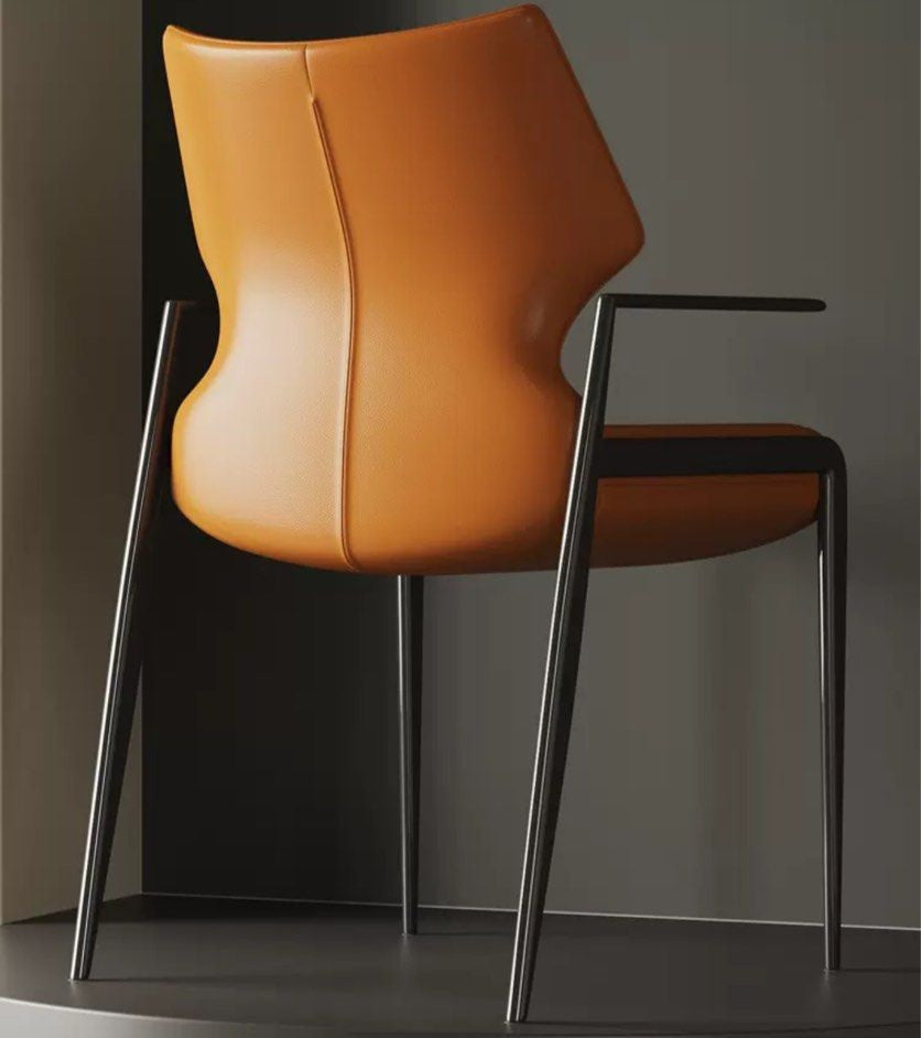 ATUMA Modern Leather Dining Chair - Radical Homes Singapore