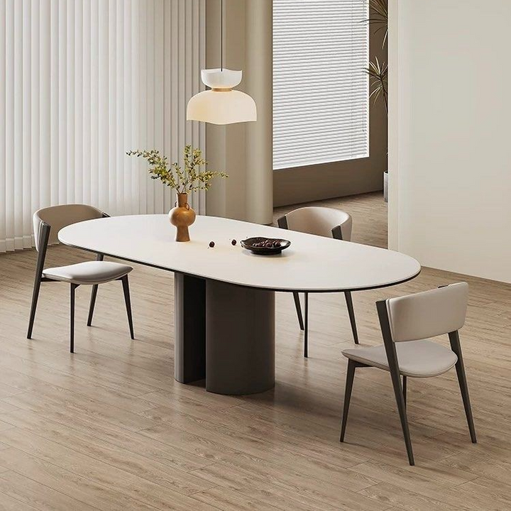 LAYLA Modern Sintered Stone Dining Table - Radical Homes Singapore