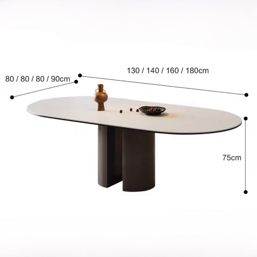 LAYLA Modern Sintered Stone Dining Table - Radical Homes Singapore