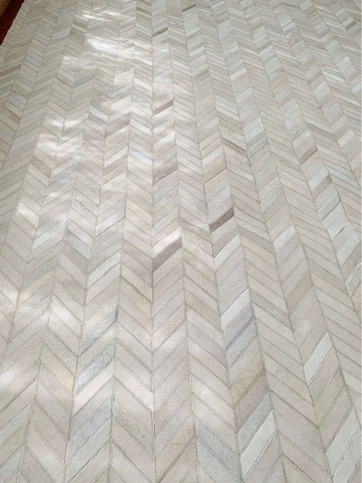 RABASTAN Modern Cowhide Leather Rug - Radical Homes Singapore