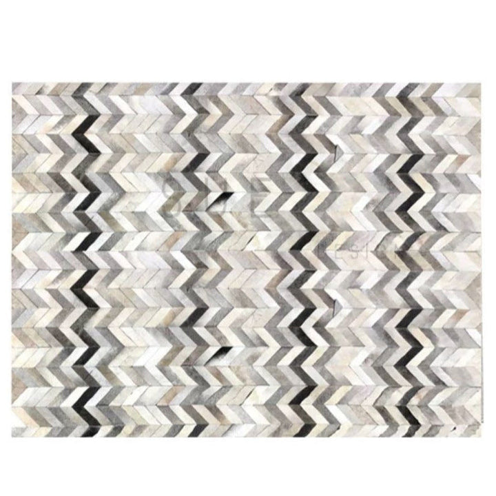 RABASTAN Modern Cowhide Leather Rug - Radical Homes Singapore