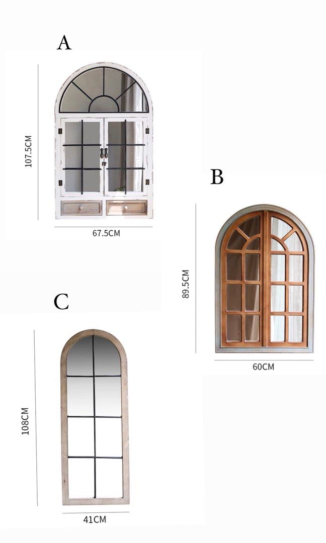 SKIE Vintage Wall Mirror - Radical Homes Singapore