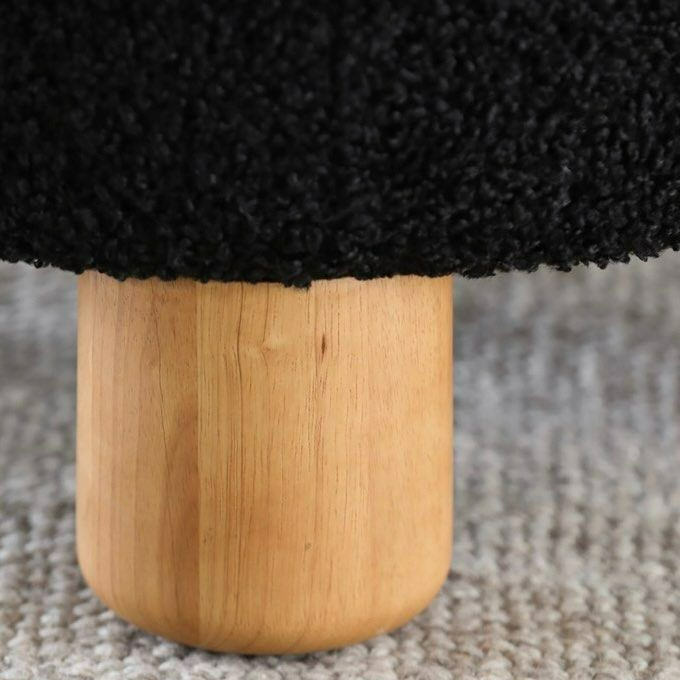 JULIA Japandi Boucle Lounge Chair - Radical Homes Singapore