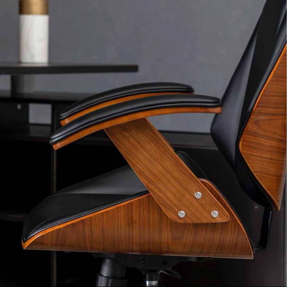 SMITH Leather Ergonomic Chair - Radical Homes Singapore