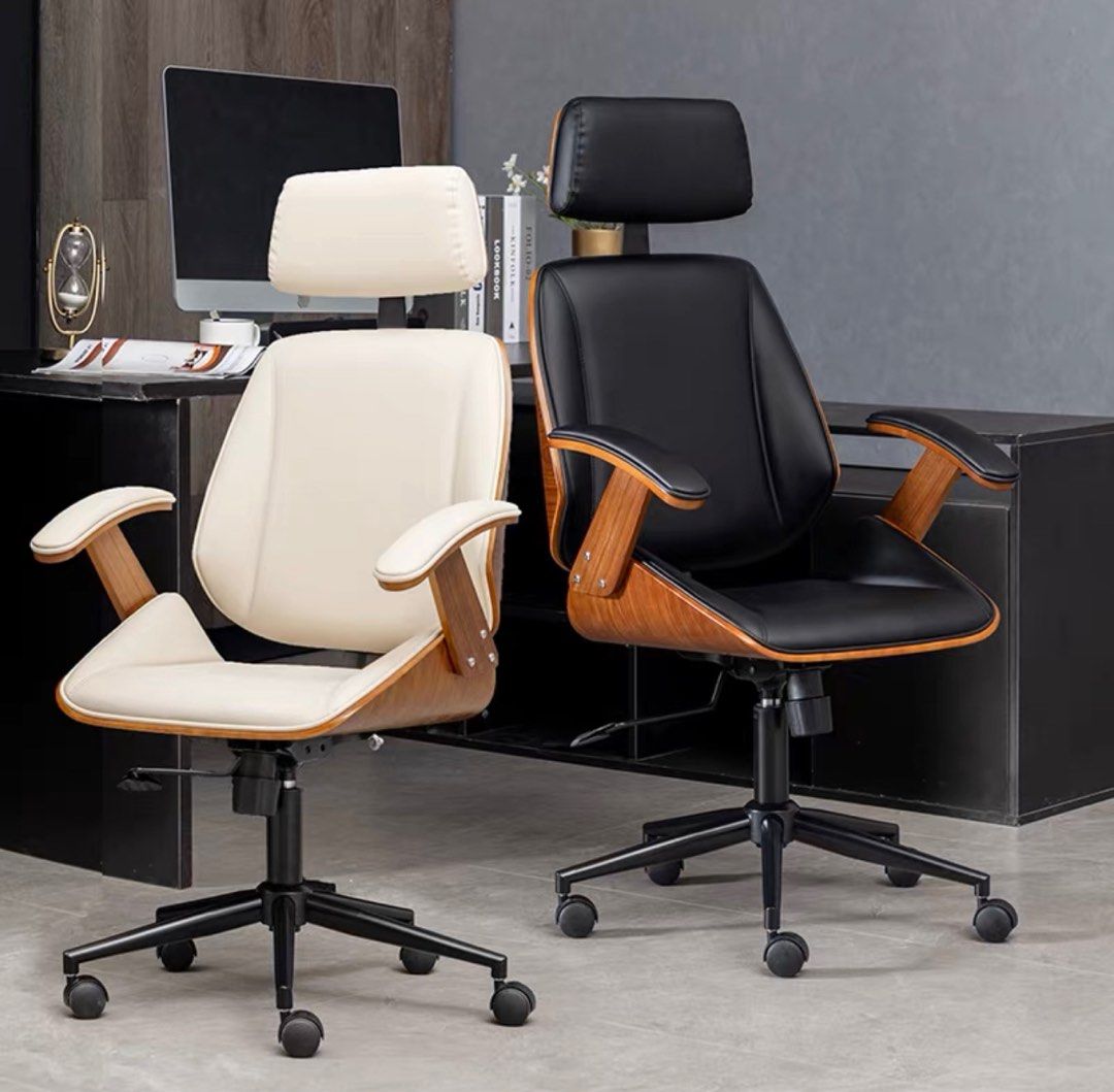 SMITH Leather Ergonomic Chair - Radical Homes Singapore