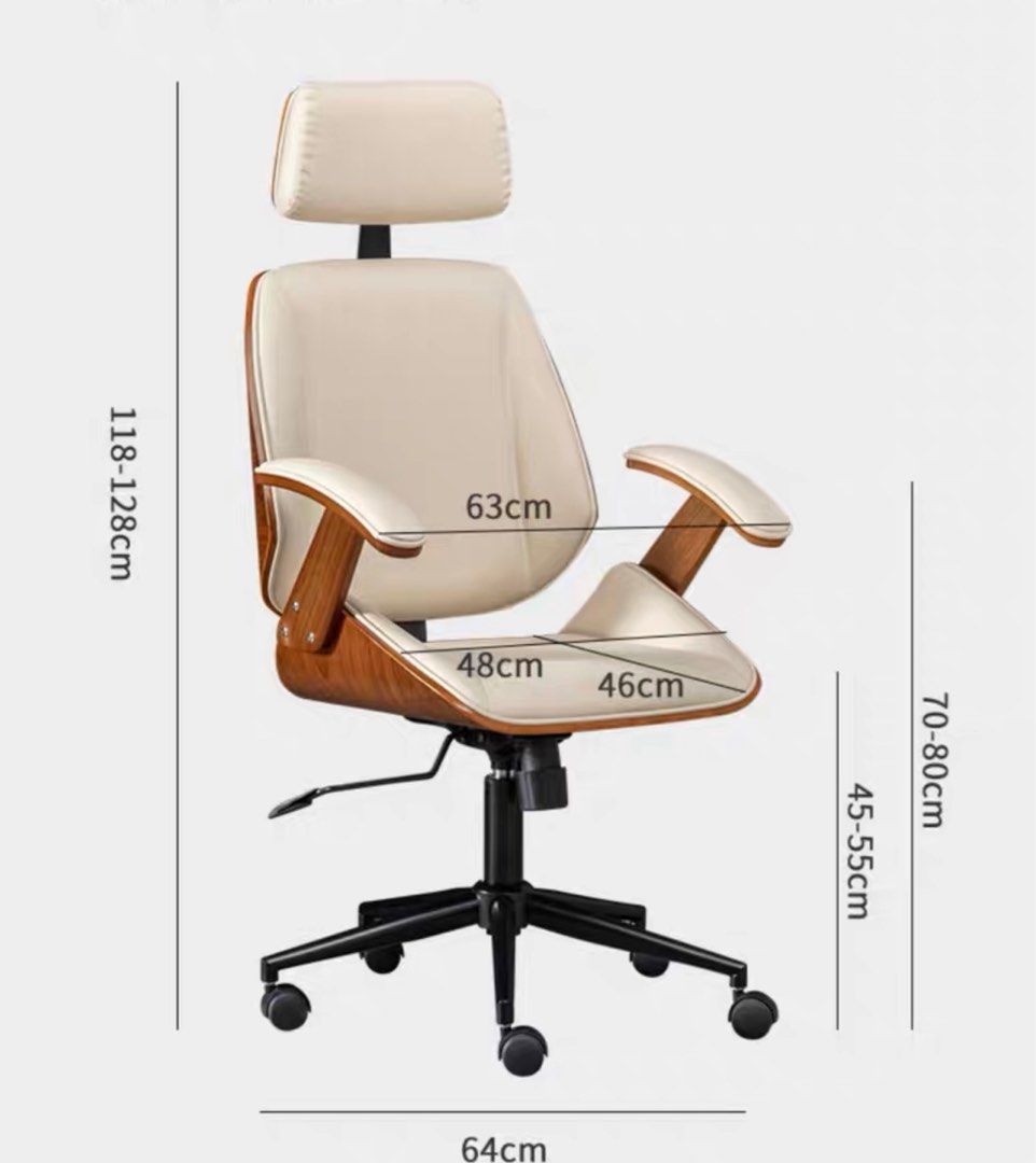 SMITH Leather Ergonomic Chair - Radical Homes Singapore