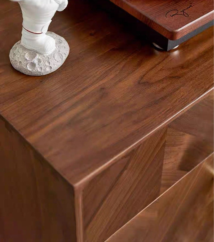 FELIXINA Walnut Wood Chest Of Drawers - Radical Homes Singapore