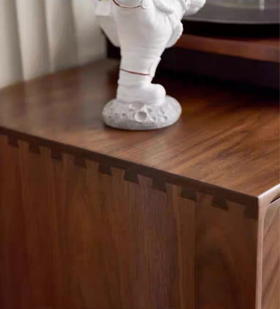 FELIXINA Walnut Wood Chest Of Drawers - Radical Homes Singapore