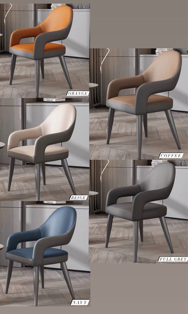 YEVARO High Back Dining Chair (Set of 2) - Cassa Haus Singapore