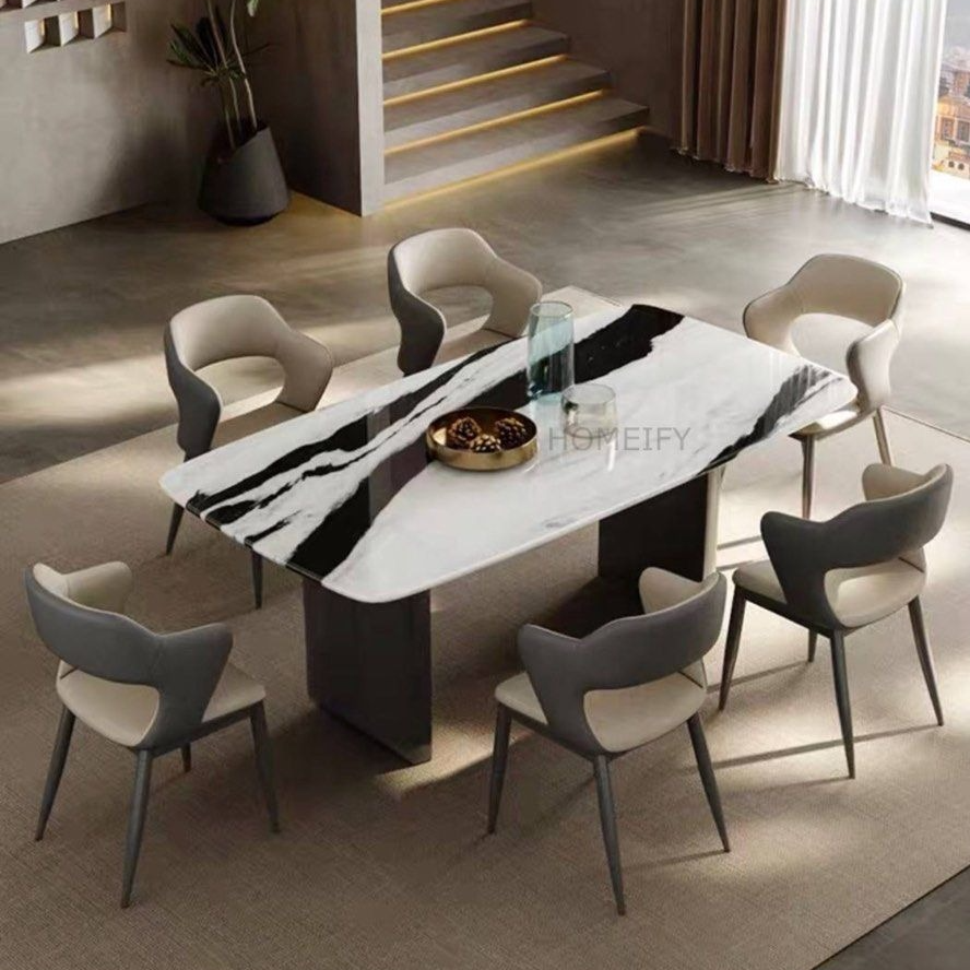 ZEVOR Modern Sintered Stone Dining Table - Cassa Haus Singapore
